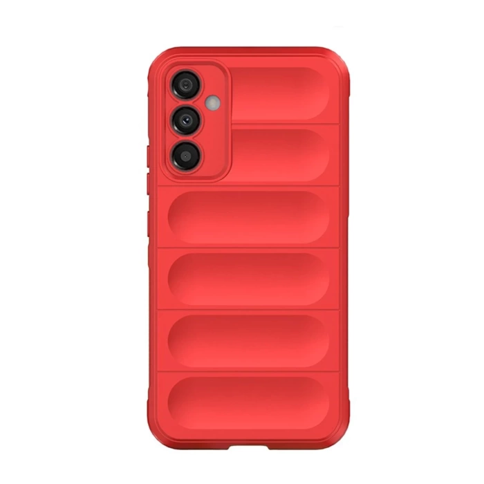 Newface Samsung Galaxy A15 4G Kılıf Optimum Silikon - Kırmızı