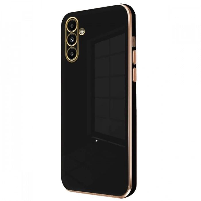 Newface Samsung Galaxy A15 4G Kılıf Volet Silikon - Siyah