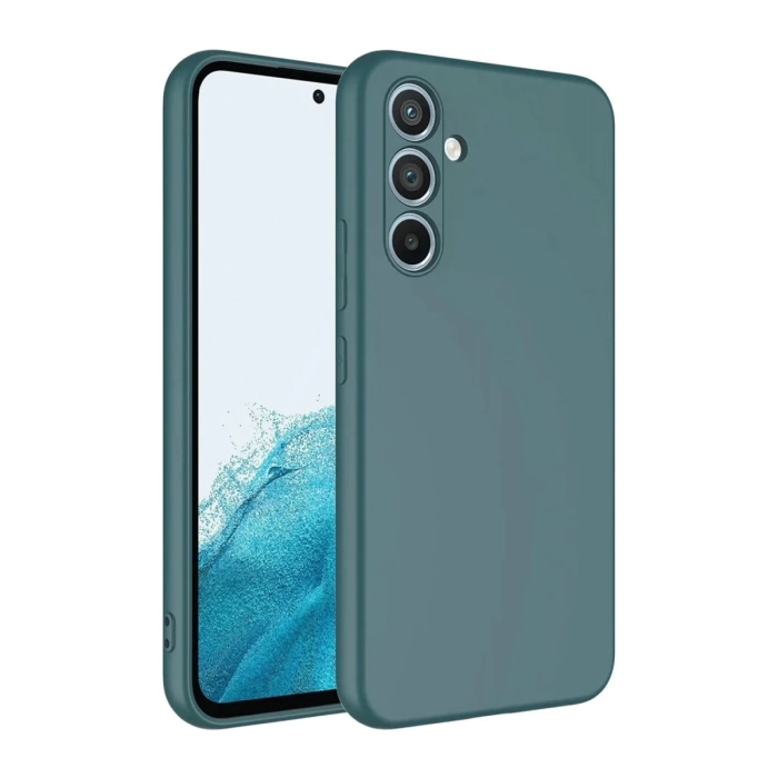 Newface Samsung Galaxy A16 5G Kılıf First Silikon - Koyu Yeşil