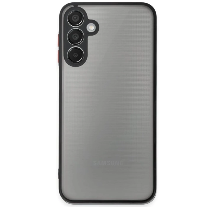 Newface Samsung Galaxy A16 5G Kılıf Montreal Silikon Kapak - Siyah