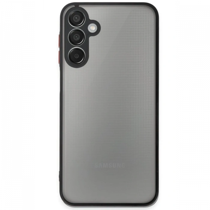 Newface Samsung Galaxy A16 5G Kılıf Montreal Silikon Kapak - Siyah