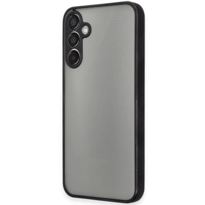 Newface Samsung Galaxy A16 5G Kılıf Montreal Silikon Kapak - Siyah