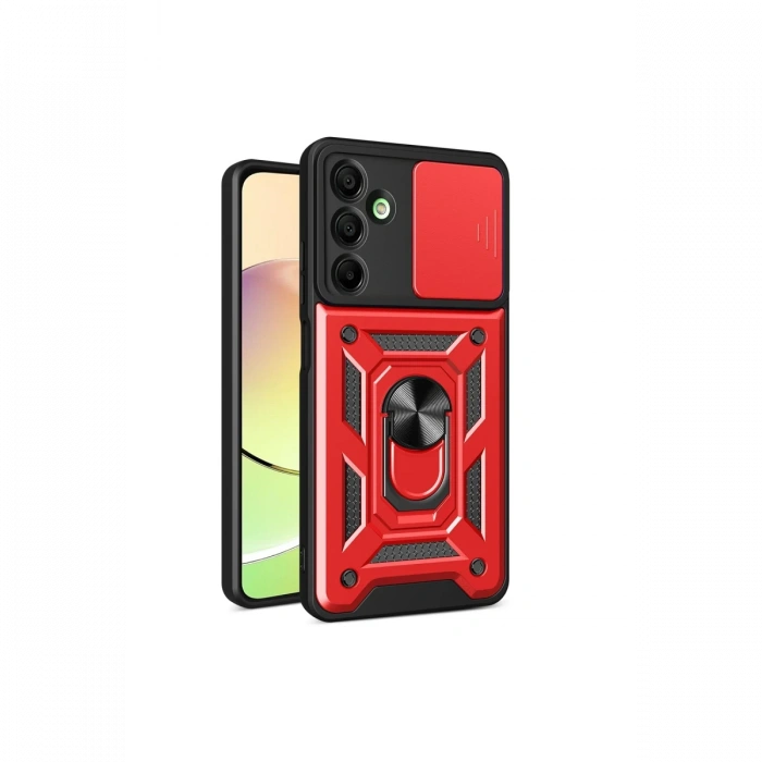 Samsung Galaxy A16 5G Kılıf Pars Lens Yüzüklü Silikon