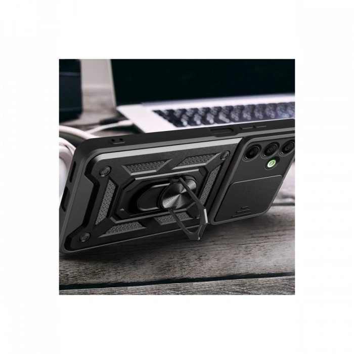 Samsung Galaxy A16 5G Kılıf Pars Lens Yüzüklü Silikon