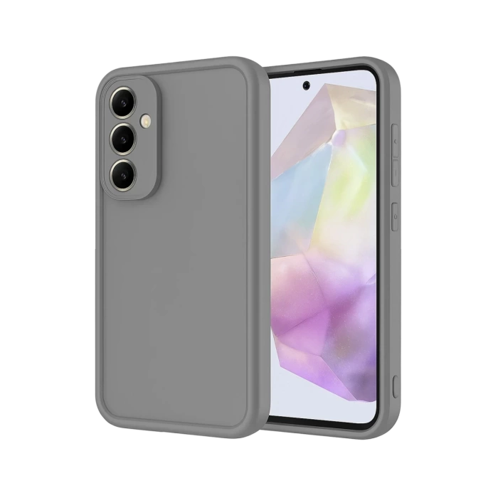Newface Samsung Galaxy A16 5G Kılıf Viera Silikon - Gri