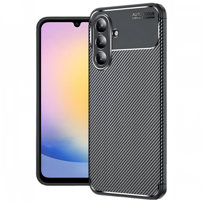 Newface Samsung Galaxy A17 5G Auto Focus Karbon Kapak
