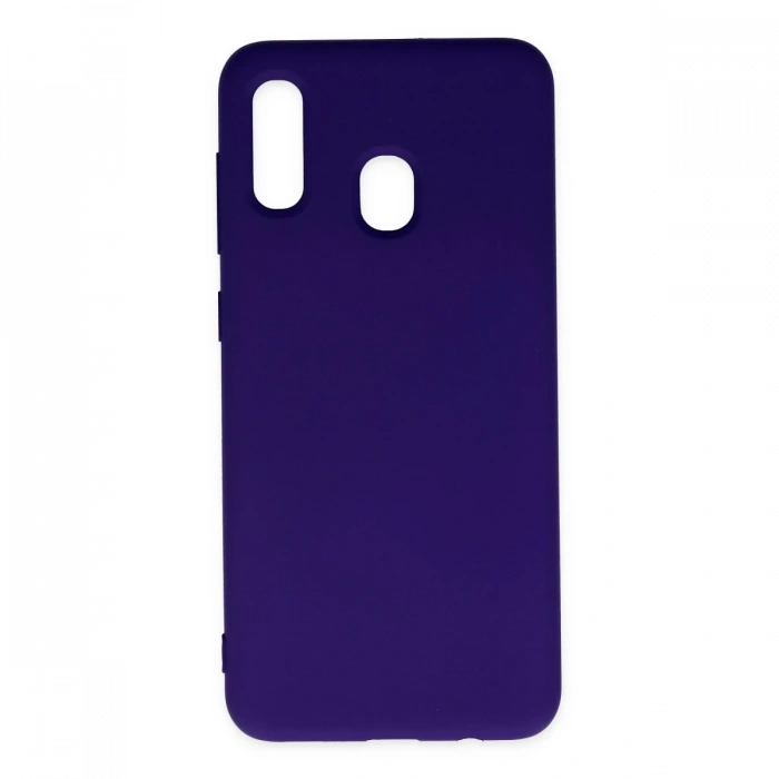 Newface Samsung Galaxy A20 Kılıf Nano içi Kadife Silikon