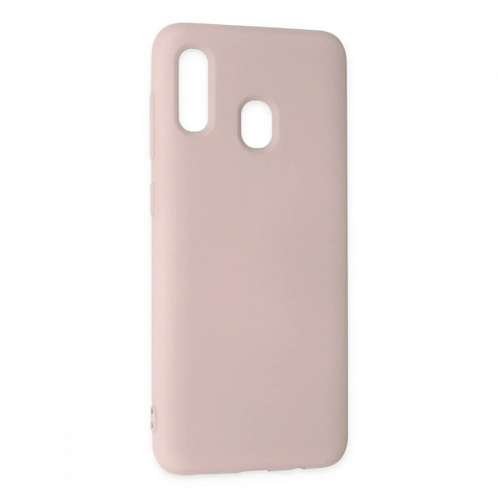 Newface Samsung Galaxy A20 Kılıf Nano içi Kadife Silikon