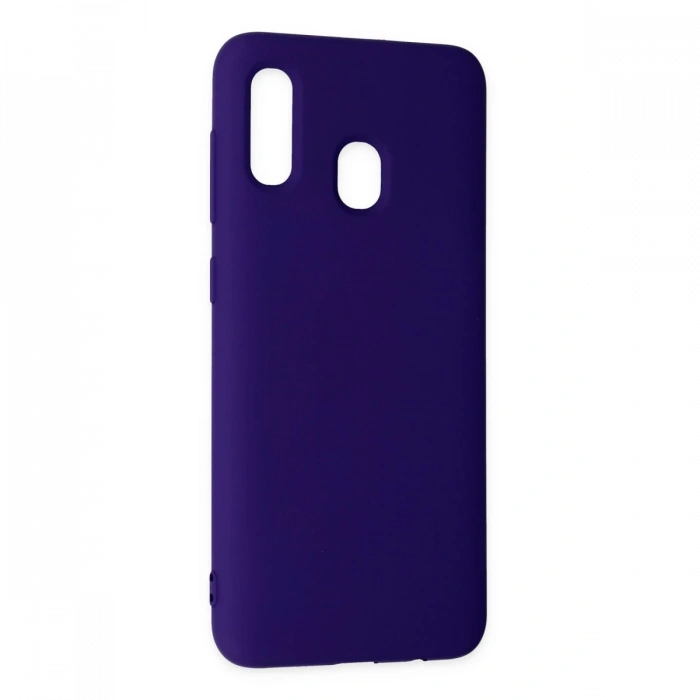Newface Samsung Galaxy A20 Kılıf Nano içi Kadife Silikon