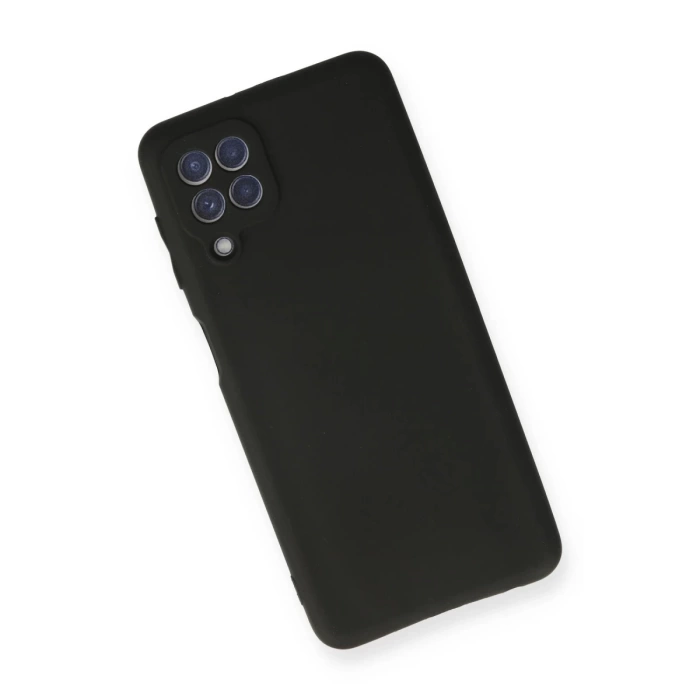 Newface Samsung Galaxy A22 Kılıf First Silikon - Siyah