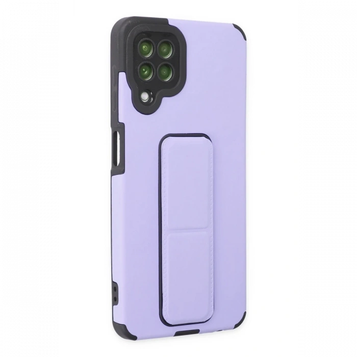 Newface Samsung Galaxy A22 Kılıf Mega Standlı Silikon