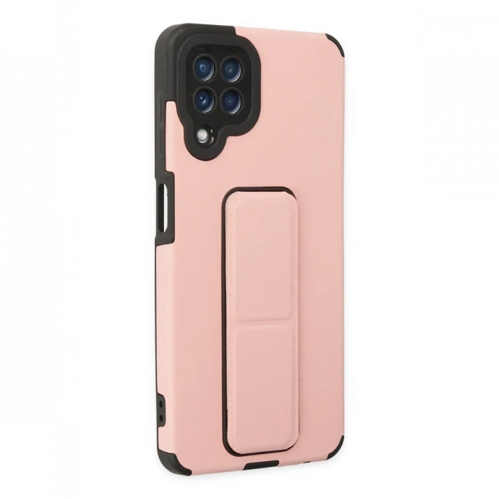 Newface Samsung Galaxy A22 Kılıf Mega Standlı Silikon