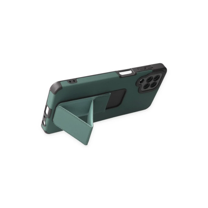 Newface Samsung Galaxy A22 Kılıf Mega Standlı Silikon