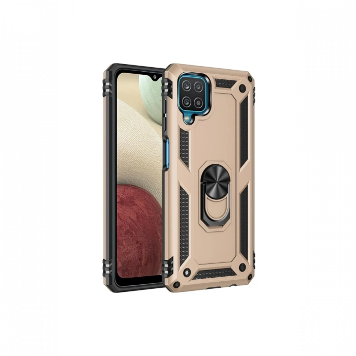 Newface Samsung Galaxy A22 Kılıf Sofya Yüzüklü Silikon Kapak