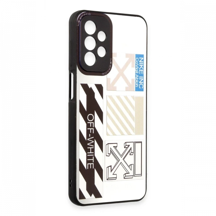 Newface Samsung Galaxy A23 4G Kılıf Mirror Desenli Kapak