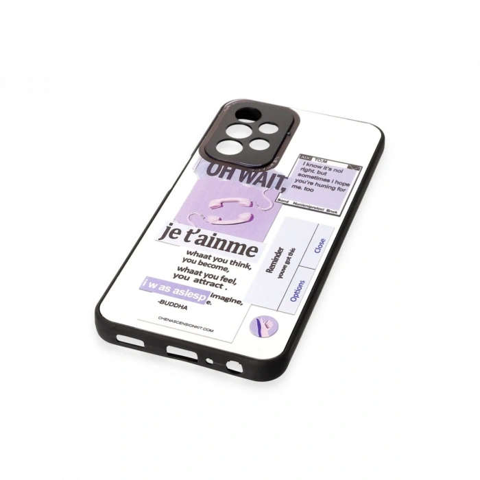 Newface Samsung Galaxy A23 4G Kılıf Mirror Desenli Kapak