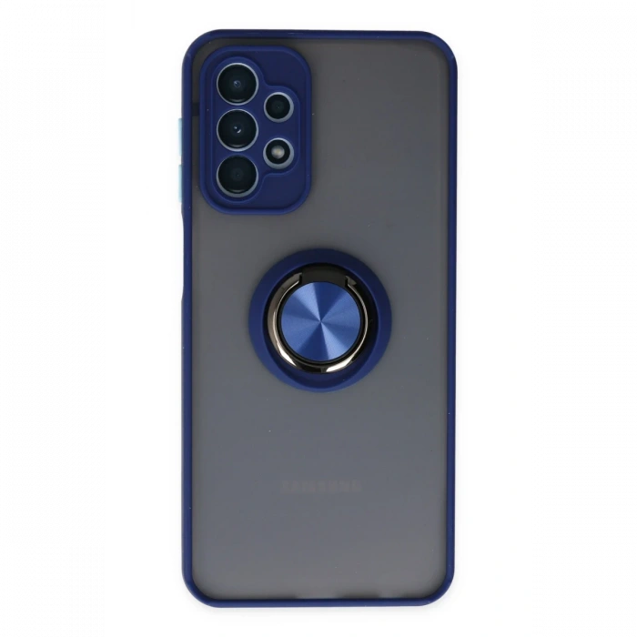 Newface Samsung Galaxy A23 4G Kılıf Montreal Yüzüklü Silikon Kapak