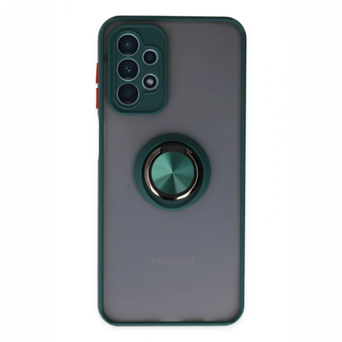 Newface Samsung Galaxy A23 4G Kılıf Montreal Yüzüklü Silikon Kapak