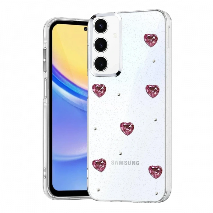 Samsung Galaxy A24 4G Fiyonk Desenli Kapak