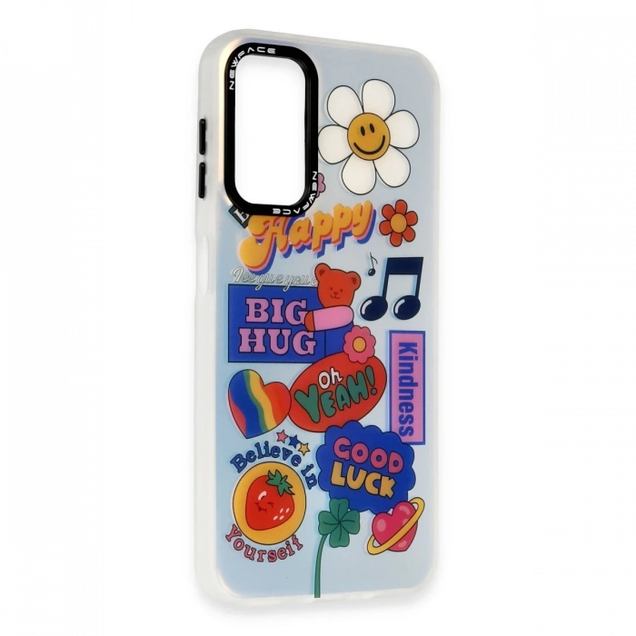 Newface Samsung Galaxy A24 4G Kılıf Estoril Desenli Kapak