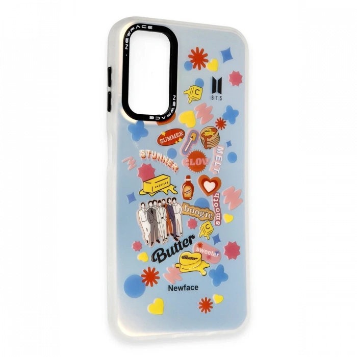 Newface Samsung Galaxy A24 4G Kılıf Estoril Desenli Kapak