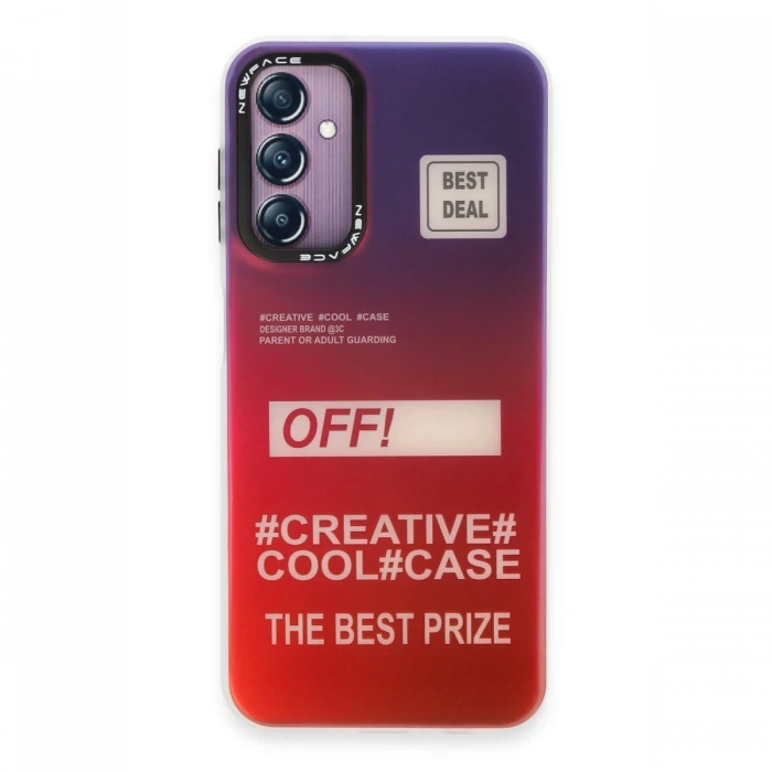 Newface Samsung Galaxy A24 4G Kılıf Estoril Desenli Kapak