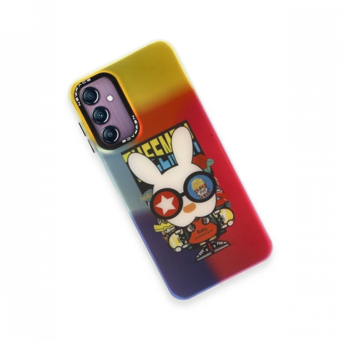 Newface Samsung Galaxy A24 4G Kılıf Estoril Desenli Kapak