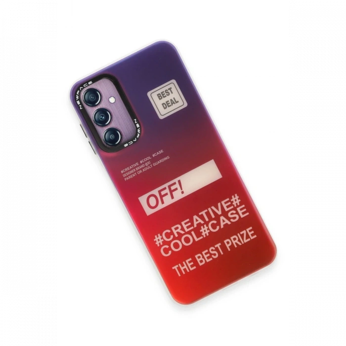 Newface Samsung Galaxy A24 4G Kılıf Estoril Desenli Kapak