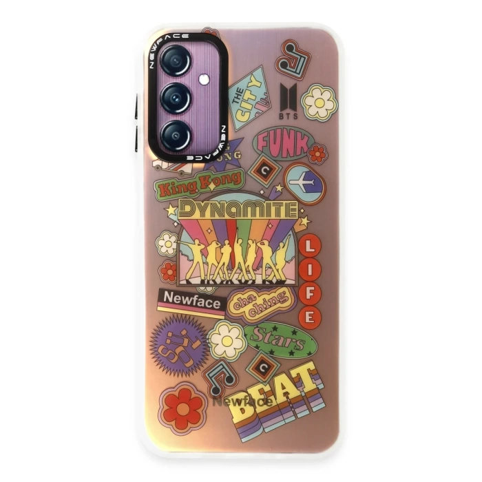 Newface Samsung Galaxy A24 4G Kılıf Estoril Desenli Kapak