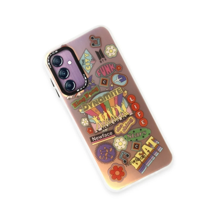 Newface Samsung Galaxy A24 4G Kılıf Estoril Desenli Kapak