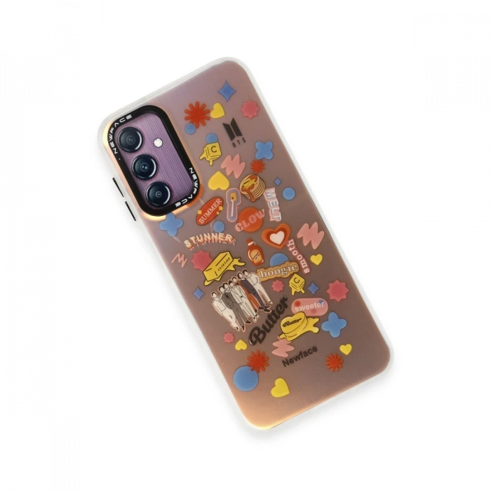 Newface Samsung Galaxy A24 4G Kılıf Estoril Desenli Kapak