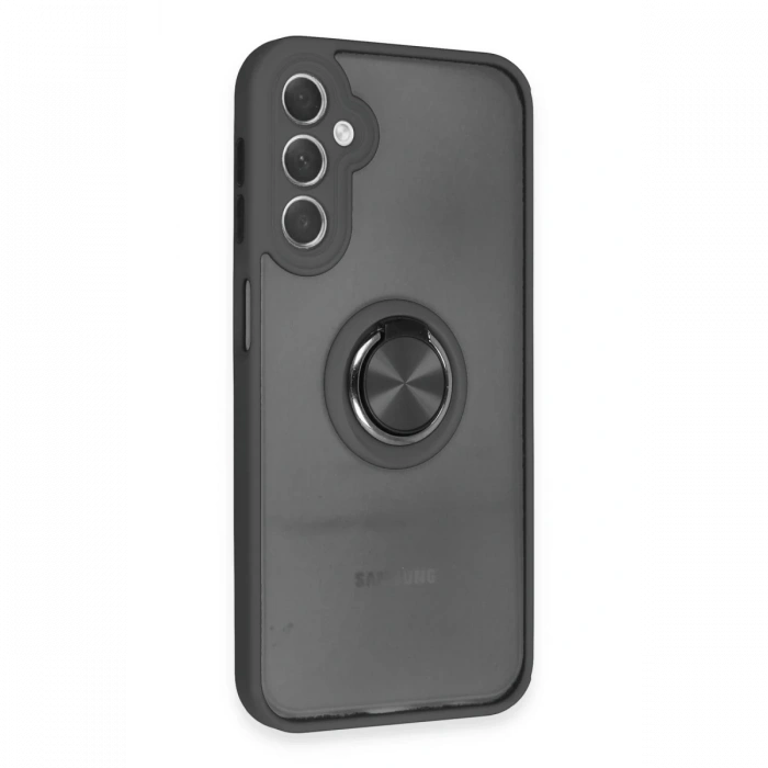 Newface Samsung Galaxy A24 4G Kılıf Montreal Yüzüklü Silikon Kapak