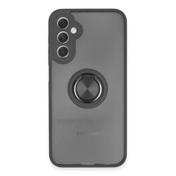 Newface Samsung Galaxy A24 4G Kılıf Montreal Yüzüklü Silikon Kapak