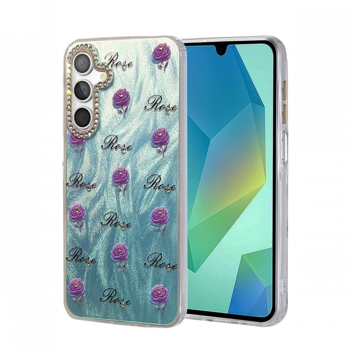 Newface Samsung Galaxy A25 5G Kılıf Blade Aynalı Desenli Kapak