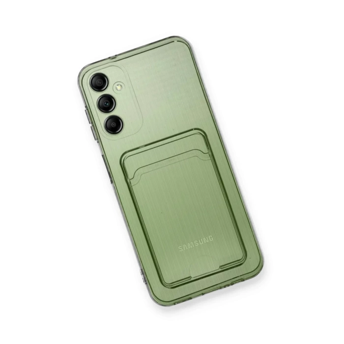 Newface Samsung Galaxy A25 5G Kılıf Kart Şeffaf Silikon - Şeffaf