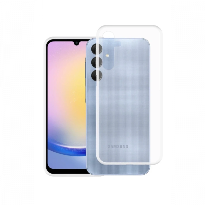 Newface Samsung Galaxy A25 5G Kılıf Lüx Şeffaf Silikon
