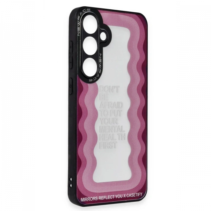 Newface Samsung Galaxy A25 5G Kılıf Mirror Desenli Kapak - Mirror - 11