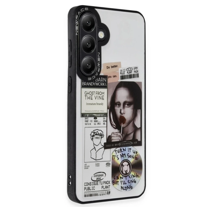 Newface Samsung Galaxy A25 5G Kılıf Mirror Desenli Kapak - Mirror - 2