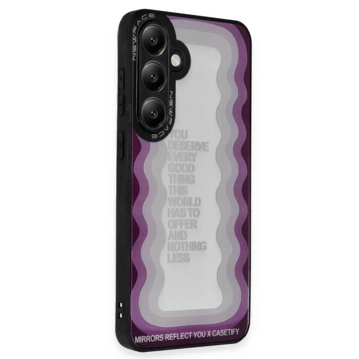 Newface Samsung Galaxy A25 5G Kılıf Mirror Desenli Kapak - Mirror - 5