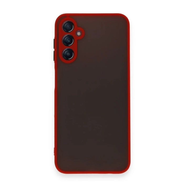 Newface Samsung Galaxy A25 5G Kılıf Montreal Silikon Kapak - Kırmızı