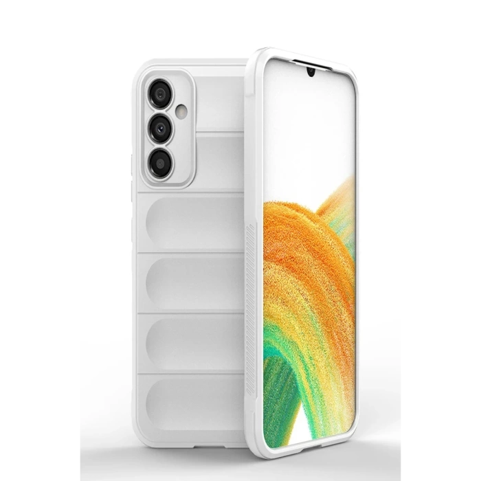 Newface Samsung Galaxy A25 5G Kılıf Optimum Silikon - Krem