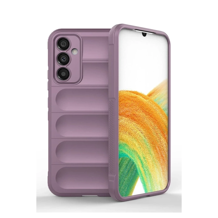 Newface Samsung Galaxy A25 5G Kılıf Optimum Silikon - Mor