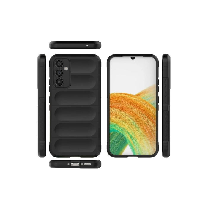 Newface Samsung Galaxy A25 5G Kılıf Optimum Silikon - Siyah