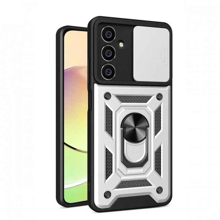 Newface Samsung Galaxy A25 5G Kılıf Pars Lens Yüzüklü Silikon