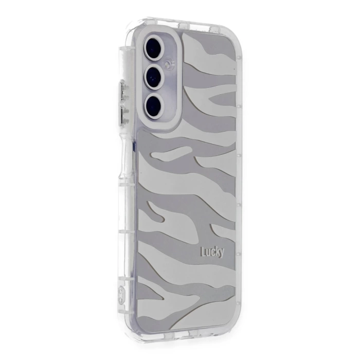 Newface Samsung Galaxy A25 5G Kılıf Reflexion Desenli Kapak - Desen 10