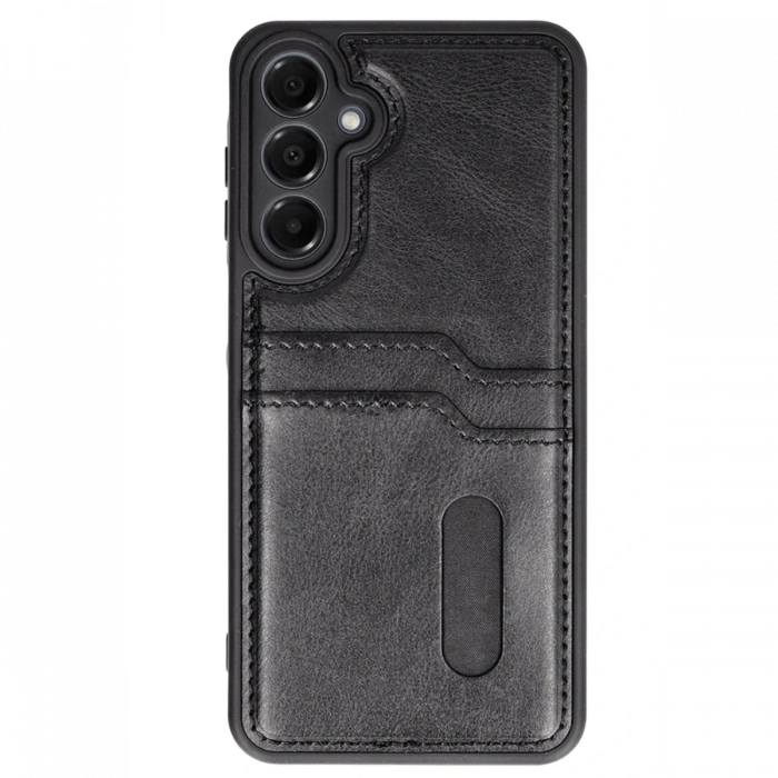 Samsung Galaxy A25 5G Kılıf Sara Kartvizitli Deri Kılıf