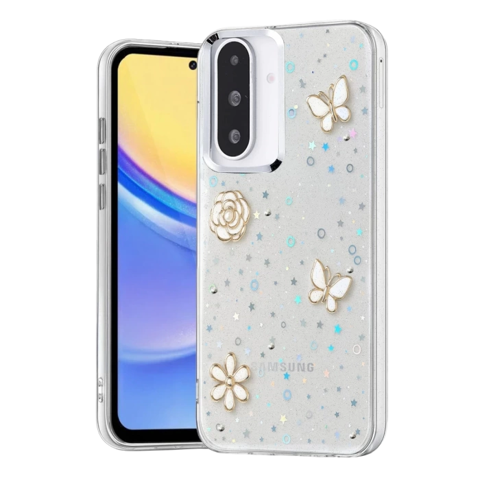 Newface Samsung Galaxy A26 Fiyonk Desenli Kapak