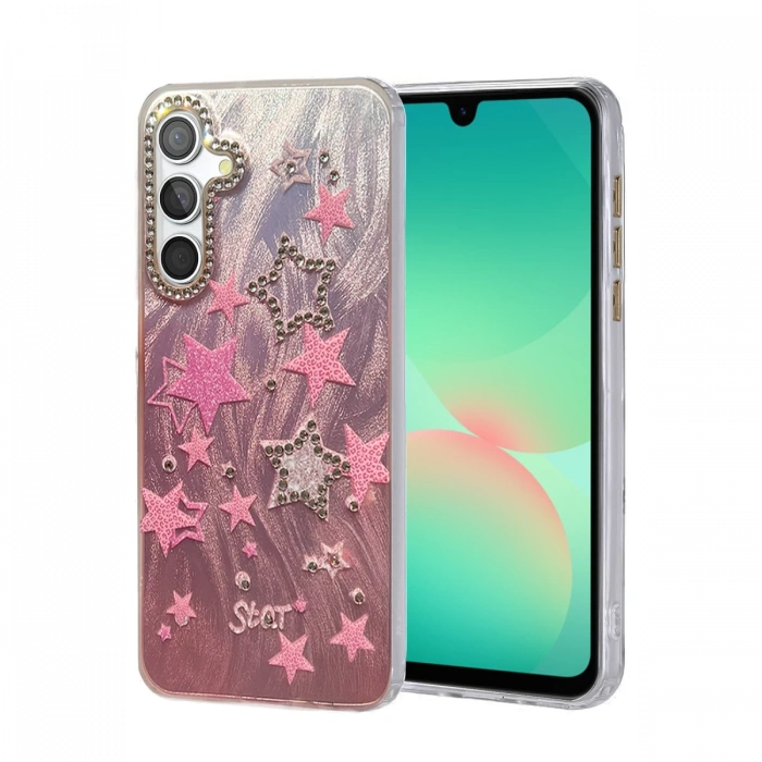 Samsung Galaxy A26 Kılıf Blade Aynalı Desenli Kapak