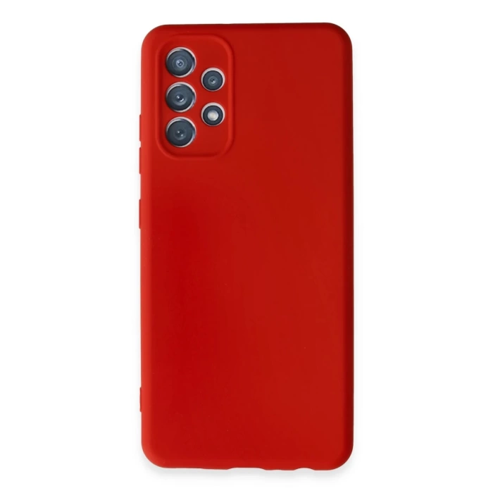 Newface Samsung Galaxy A32 Kılıf First Silikon - Kırmızı