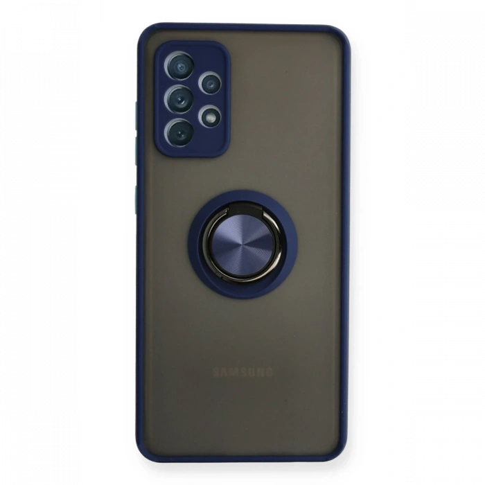 Newface Samsung Galaxy A32 Kılıf Montreal Yüzüklü Silikon Kapak